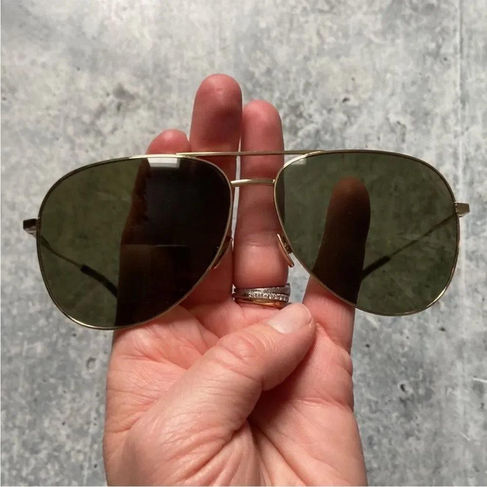 Saint Laurent Classic 11 Aviator Sunglasses